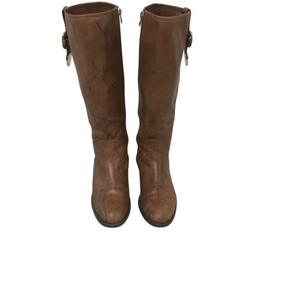 Coach Brown Leather Easton Boot Size 6.5 - Picture 6 of 6